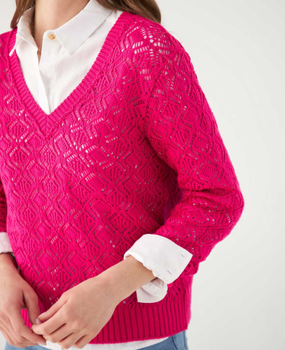 Suéter Esprit 462f101 Rosa