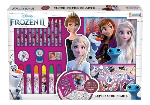 Valija Art Tapimovil Marcador Lapices Stickers Disney Frozen