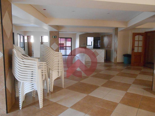 Imagem 7 de 24 de Apartamento Com 2 Dormitórios À Venda, 85 M² Por R$ 365.000 - Tupi - Praia Grande/sp - Ap3466