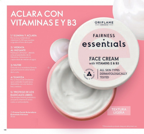 Imagen 2 de 10 de Set Aclarante/vitamina E Y B3, 4 Piezas Facial + Corporal
