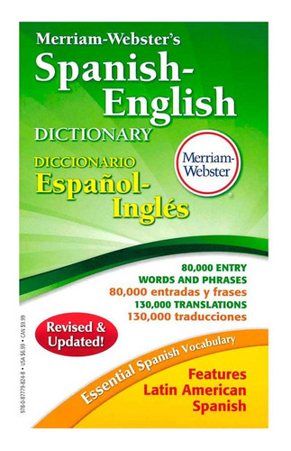 Libro Dictionary Spanish- English