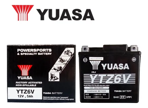 Batería Honda Xr125 - Xr 125l / Yuasa Alto Rendimiento