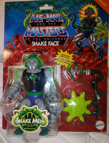 He-man The Masters Of The Universe Origins Snake Face Deluxe