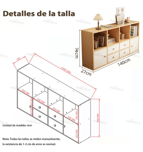 Multiusos Mueble Cajonero Ropero Comoda Organizador Ropa Nogal Oscuro