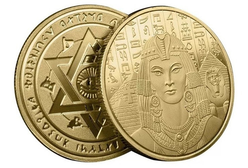 Moneda Reina Griega Conmemorativa Proteccion Suerte