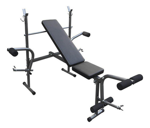 Banco 365 Black Bench Press con asiento y respaldo ajustables