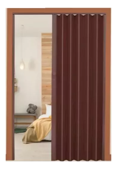  Puerta Plegable Pvc Milano Ebano 120x200cm