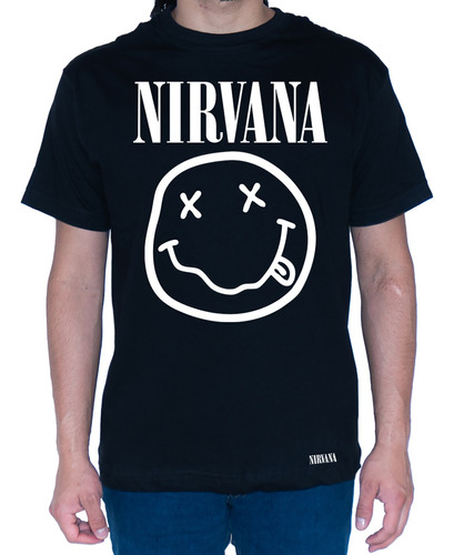 Camiseta Nirvana - Rock - Metal