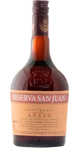 Imagen 1 de 1 de Coñac Reserva San Juan 750ml Cognac Añejo