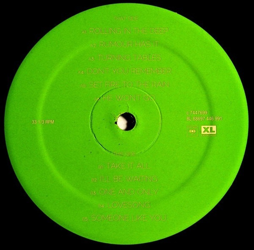 Imagen 3 de 8 de Vinilo Adele 21 Nuevo Sellado