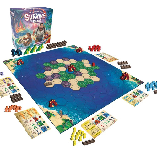 Survive The Island Edição Revisada Jogo Tabuleiro Galápagos