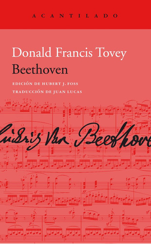 Libro Beethoven - Francis Tovey, Donald