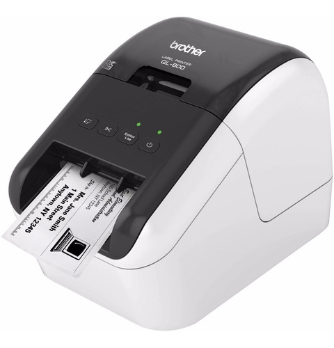 Imagen 2 de 10 de Impresora De Etiquetas Brother Ql-800 Software Código Barras