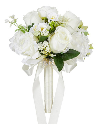 Ramo De Flores De, Ramo De Boda Artificial Realista Para