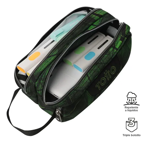 Multiuso Cartuchera Para Hombre Verde Agapec Totto Full
