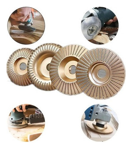 Abrasive Disc For Angled Wood Grinder 4pcs Pla [s]