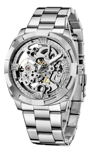 Tiong Reloj Mecánico Para Hombre Reloj De Esqueleto Automáti