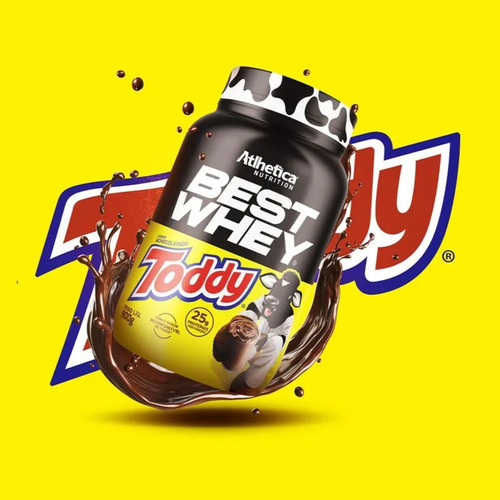 Whey Toddy Best Whey Protein Atlhetica 900g Delicioso