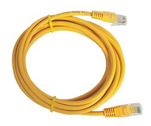 Patch Cord Cable Parcheo Red Utp Categoría 5e 1 M   Amarillo