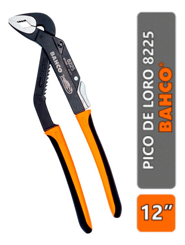 Pinza Pico De Loro Bahco 8225 Ergo Ajustable Caño 80mm 300mm