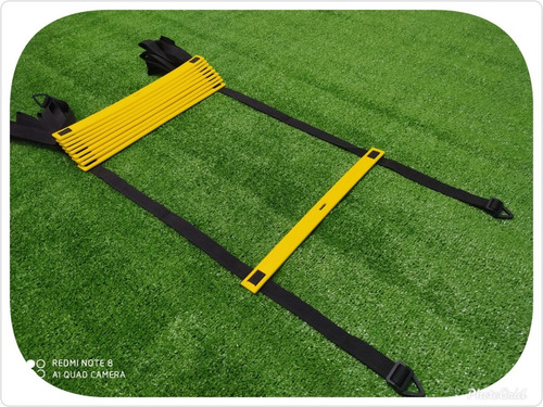 Imagem 2 de 4 de Kit Treino Funcional Escada Pvc + Cones C/ Barrera + Pratos!