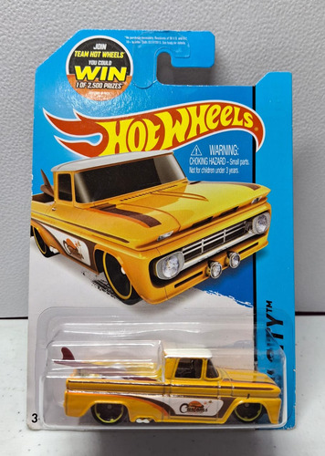 Hot Wheels Custom 62 Chevy Hw City Tm 1:64 Amarillo (Usado)