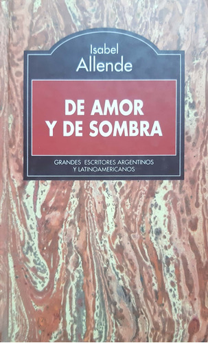 De Amor Y De Sombra Isabel Allende Rba Usado * 