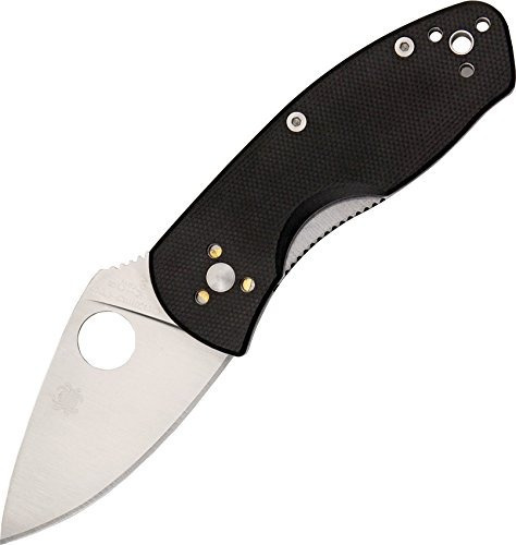 Spyderco Ambitious Black G-10 Plainedge Knife