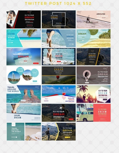 600+ Banner Editables Multipropósito Para Redes Sociales