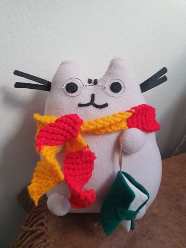 Pusheen The Cat Harry Potter Muñeco Peluche Artesanal
