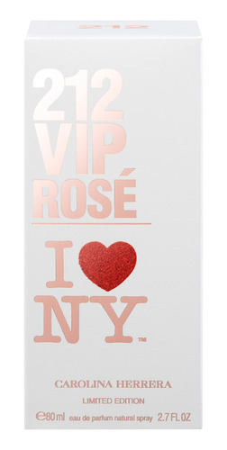 Perfume Feminino 212 Vip Rosé I Love New York Edp 80ml