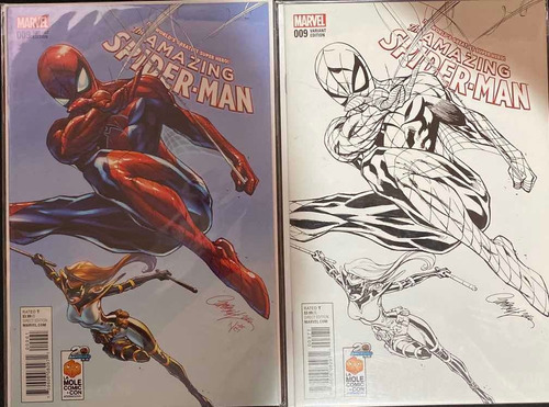 Amazing Spiderman 9 Variante Campbell La Mole Color Y Tintas