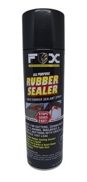 Sellador De Goma En Spray Negro 500ml Fox