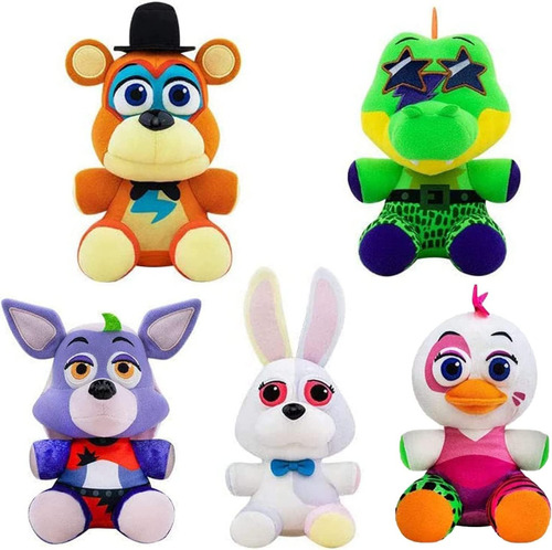 Juego De 5 Peluches Fnaf, Five Nights At Fre_ddy's Plushies