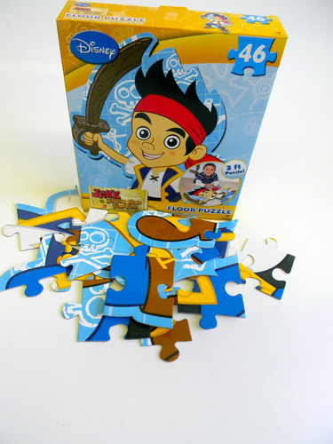 Puzzle De Suelo Jake Y Los Piratas De Nunca Jamás