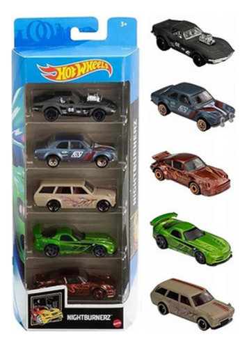 Hot Wheels Cinco Pack Nightburnerz 2020