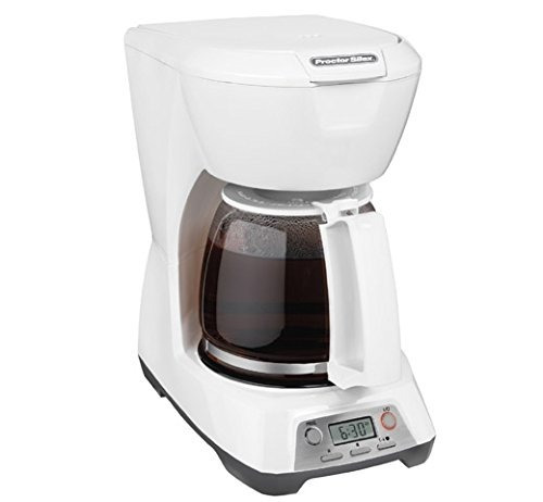 Proctor Silex 12cup Cafetera Programable Blanco 43671