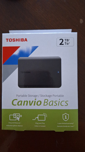 Disco Duro Portable Toshiba Canvio Basics 2 Tb