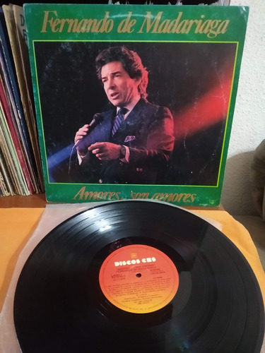 Fernando De Madariaga Amores Son Amores Vinilo Lp Sin Girar 