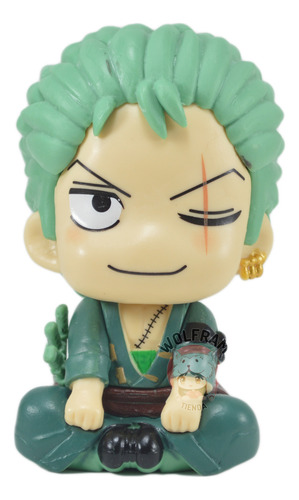 Figuras Muñeco Gashapon One Piece Roronoa Zoro Cabezon