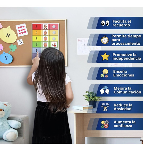 Panel Emociones Arcoíris Pictogramas Tea Autismo Visual