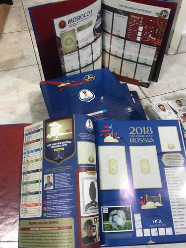 Imagen 4 de 10 de Álbum Del Mundial Rusia 2018 Pasta Dura Original Y Barajitas