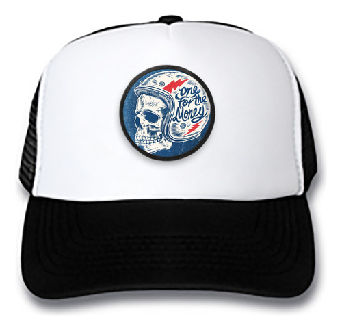 Gorra Trucker Motor Club Moto One For The Money Mot42