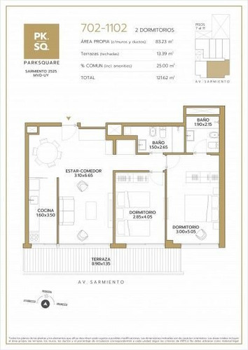 Imagen 10 de 10 de Park Square Sarmiento - Apartamentos En Venta (ref: Srs-384)