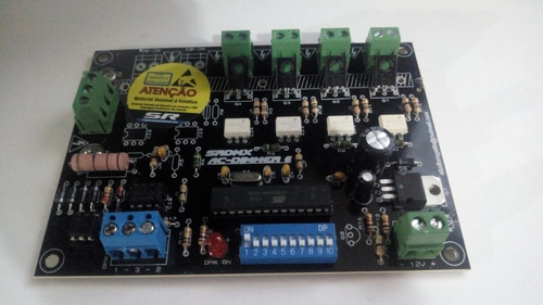 Placa Dimmer Dmx 512 Ac 6 Canais 100w