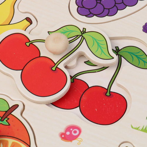Juguete De Rompecabezas Con Forma De Fruta