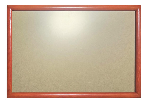1 Marco De Madera Con Vidrio Anti 50x70cm, Todo Incluido Naranja