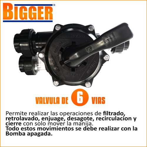 Imagen 4 de 7 de Filtro Combo Para Piscina Pileta 40.000 Lts + Bomba 1/2 Hp