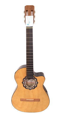 Guitarra Clasica Criolla Fonseca Modelo 39kec Eq Caja Entera