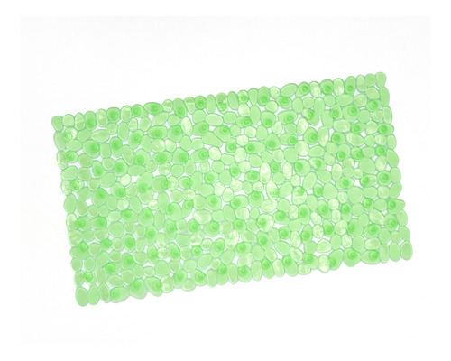 Alfombra De Pvc Para Bañadera Antideslizante Medida Grande Color Verde.